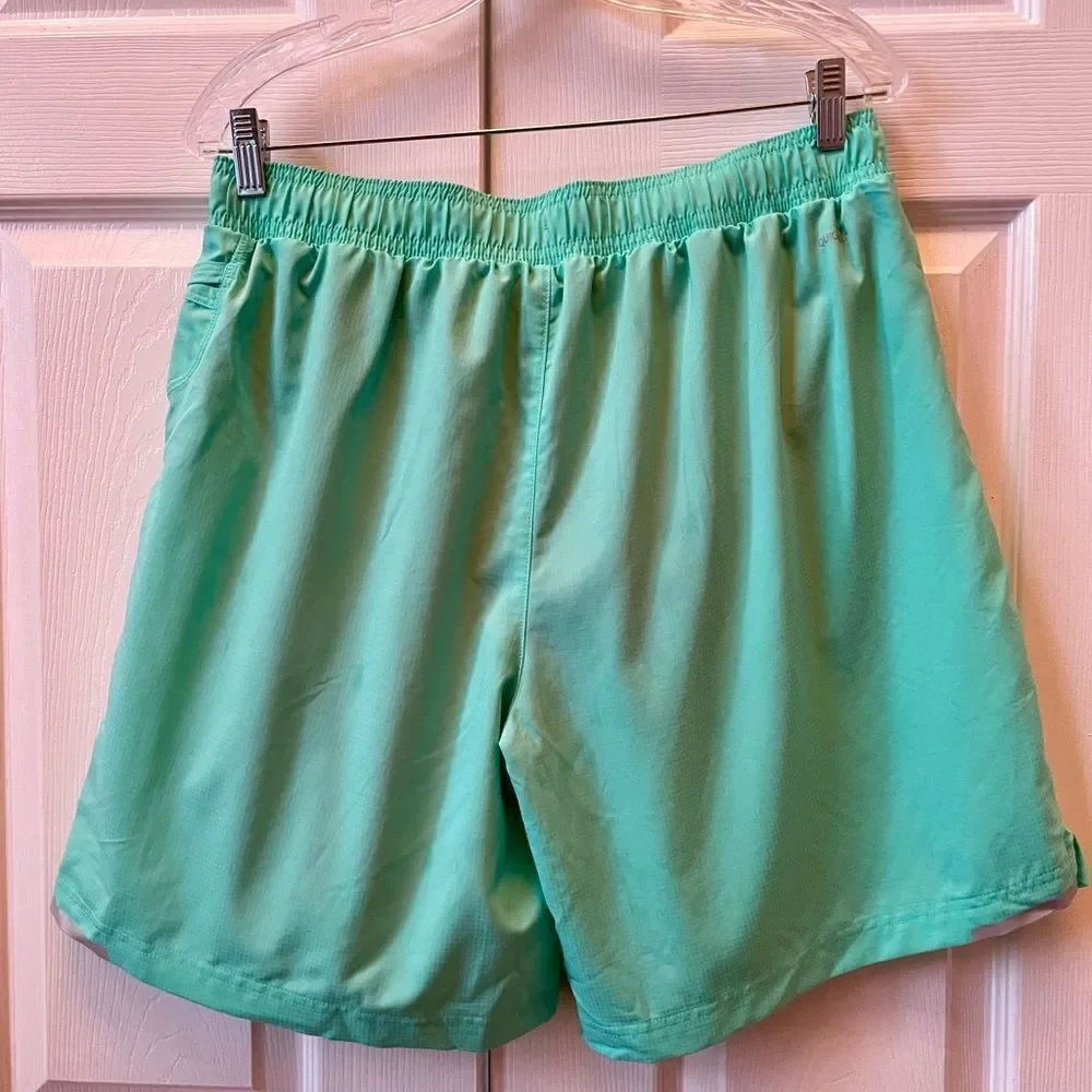 TEAL MENS BATHING SUIT 8” QUICK DRY NWOT
